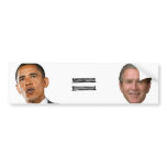 Obama Equals Bush Bumper Sticker