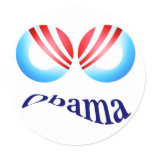OBAMA EVIL EYES STICKER