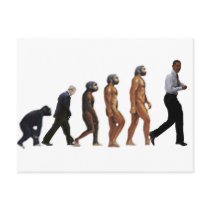Obama Evolution postcards