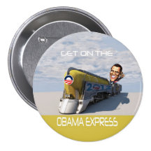 Obama Express Train Pins