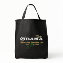 O'BAMA Extra Stout 44 Lucky Charm Tote Bag, black by NowPower O'BAMA Extra Stout 44 Lucky Charm Tote Bag, black