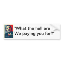 Obama Fail bumper sticker