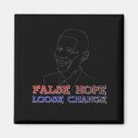 Obama false hope loose change fridge magnets