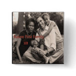 Obama Family Square BUTTON