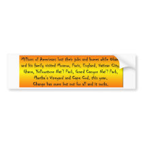 Obama Family Vacations bumper stickers by Deedles_Dee Obama Family Vacations bumper stickers