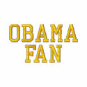 OBAMA FAN embroidered shirts