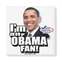 Obama Fan Magnet
