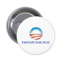 Obama Farewell Tour 2012 Buttons