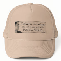 Obama "Fathers... make them proud." hats by IdeasInMotivation Obama "Fathers... make them proud." hats