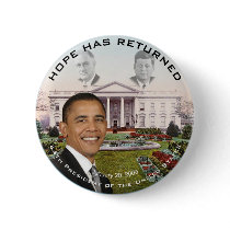 Obama FDR JFK Hope Has Returned Jan 20, 2009 buttons by boomdiada Obama FDR JFK Hope Has Returned Jan 20, 2009 buttons