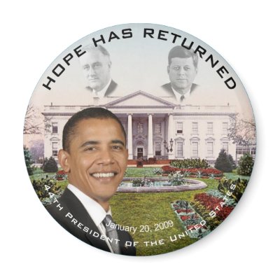 Obama FDR JFK Hope Has Returned Jan 20, 2009 Refrigerator Magnets by boomdiada