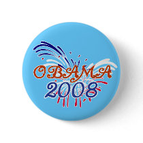 Obama Fire Works Button by obama_08 Obama Fire Works Button