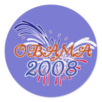 Obama Fire Works Sticker by obama_08 Obama Fire Works Sticker