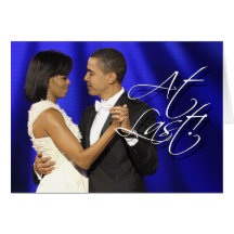 Obama First Dance - At Last Cards