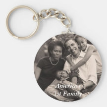 Obama-First Family Key Chain