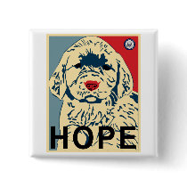 obama first puppy - hope buttons