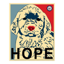 obama first puppy -  hope posters