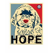 obama first puppy - hope t-shirts