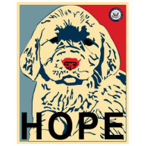 obama first puppy - hope t-shirts