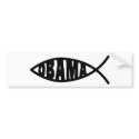 Obama Fish bumper stickers by zkislar Obama Fish bumper stickers