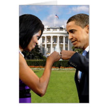 Obama Fist Bump White House cards