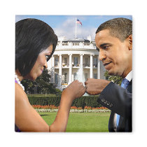 Obama Fist Bump White House magnets