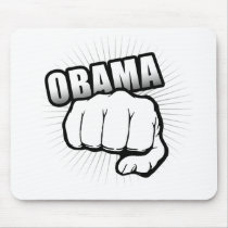 OBAMA FIST PUMP mousepads by obamashirts OBAMA FIST PUMP mousepads