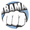 Obama fist pump stickers