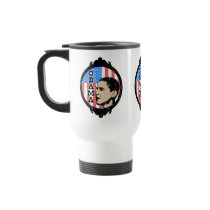 Obama Flag Frame (Old Style) Travel Mugs by wingedturtle Obama Flag Frame (Old Style) Travel Mugs