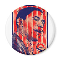 Obama_Flag magnets by HotTopicsTshirts Obama_Flag magnets