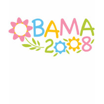 Obama Flowers T-shirt by ProudPolitics Obama Flowers T-shirt
