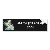 Obama for Change 2008 bumper stickers by LParker08 Obama for Change 2008 bumper stickers