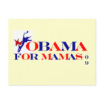 OBAMA FOR MAMAS 09 POST CARDS