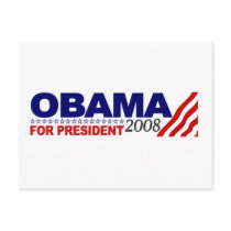 Obama For President 2008 postcards