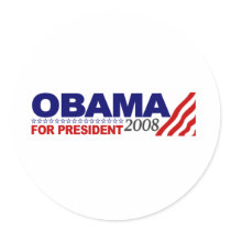 Obama For President 2008 Stickers