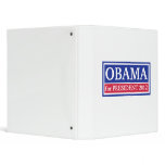 Obama for President 2012 3 Ring Binders