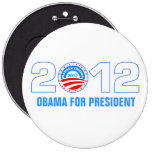 Obama For President 2012 Pinback Buttons
