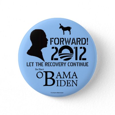 OBAMA Forward in 2012 political pinback button