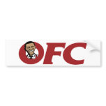 OBAMA FRIED CHICKEN BUMPER STICKERS