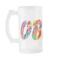 Obama Frosted Glass Mug-Artist, Ralph McKnight by ralphmcknight2 Obama Frosted Glass Mug-Artist, Ralph McKnight