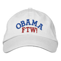 Obama FTW (for the win) Embroidered Cap embroidered hats