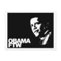 Obama FTW - For The Win Postcard by DoubleA_Media Obama FTW - For The Win Postcard