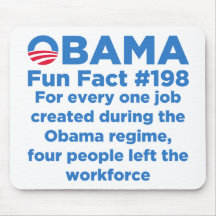 Obama Fun Facts Mousepad