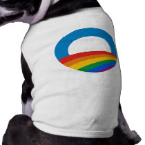 Obama Gay Pride Pet Shirt