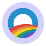 Obama Gay Pride Sticker