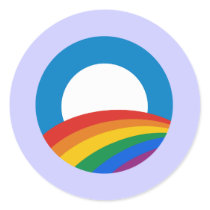 Obama Gay Pride Sticker