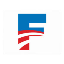 Obama Gets An F Post Cards