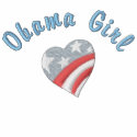 Obama Girl embroidered shirts by EmbroideredGifts4You Obama Girl embroidered shirts
