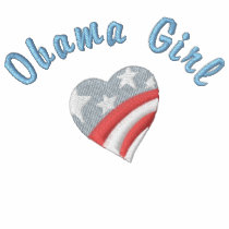 Obama Girl embroidered shirts by EmbroideredGifts4You Obama Girl embroidered shirts