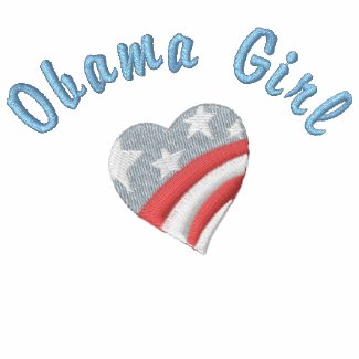 Obama Girl embroideredshirt